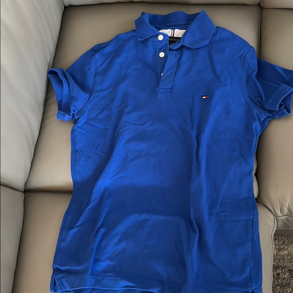 Tommy Hilfiger Medium royal blue. Slim fit stretch